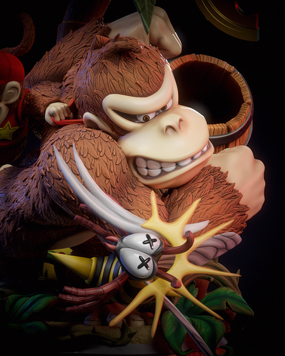 Donkey Kong Diorama Nostálgico 2 Volumes | Miravi
