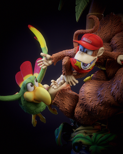 Donkey Kong Diorama Nostálgico 2 Volumes | Miravi