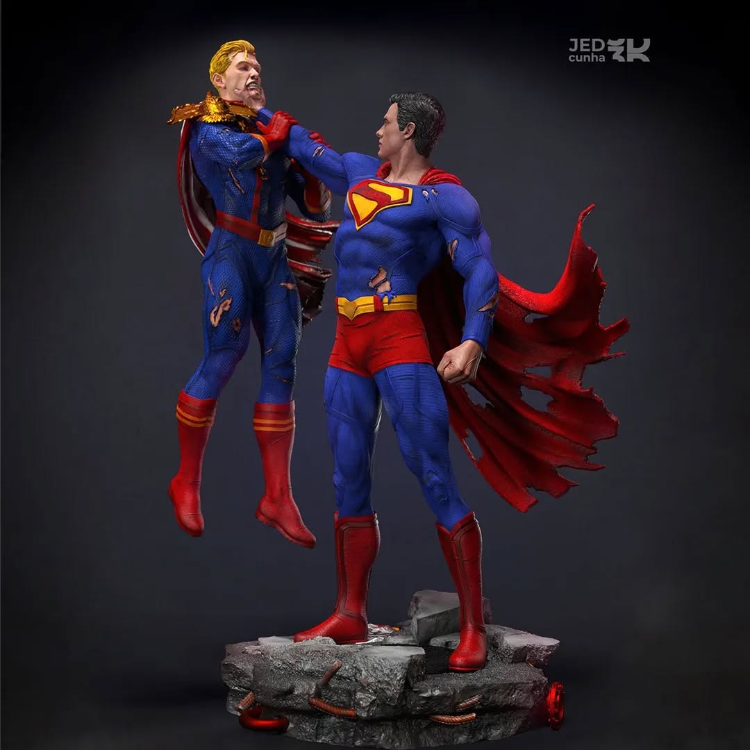Superman x Capitão Pátria-Item Raro de Colecionador!