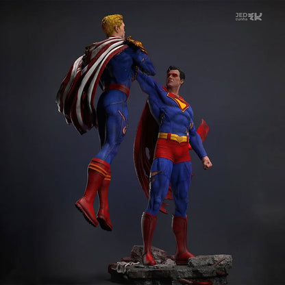 Superman x Capitão Pátria-Item Raro de Colecionador!