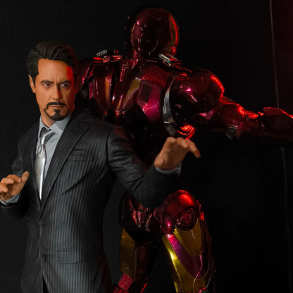 Colecionável de Tony Stark Com a Mark 38
