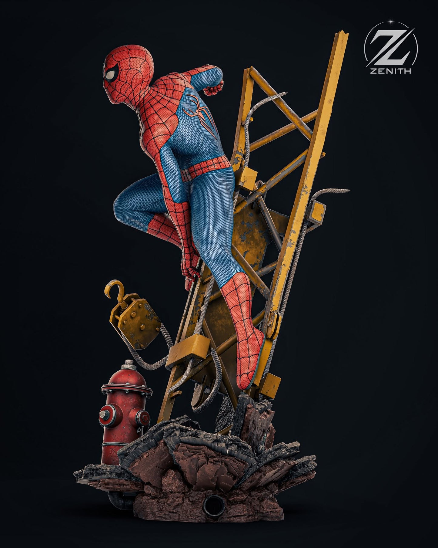 Estatueta Homem Aranha"Um Novo Dia"