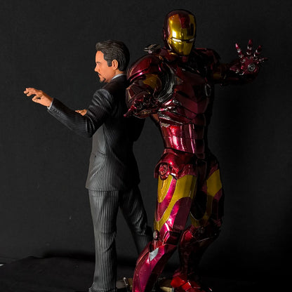 Colecionável de Tony Stark Com a Mark 38