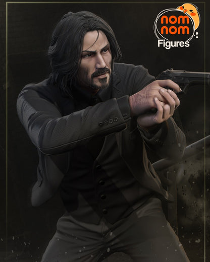 John Wick Diorama em Escadaria Urbana | Miravi