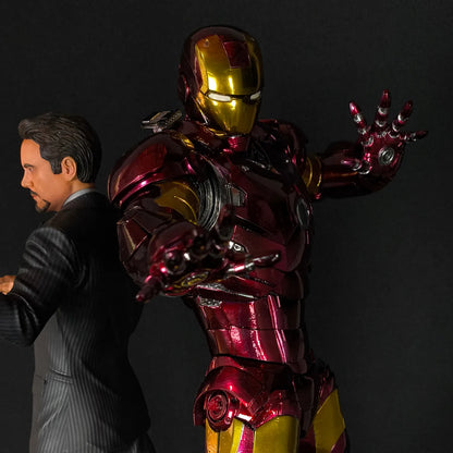 Colecionável de Tony Stark Com a Mark 38