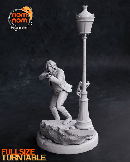 John Wick Diorama em Escadaria Urbana | Miravi