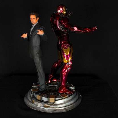 Colecionável de Tony Stark Com a Mark 38